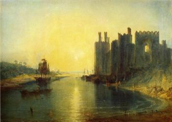 Joseph Mallord William Turner : Caernarvon Castle
